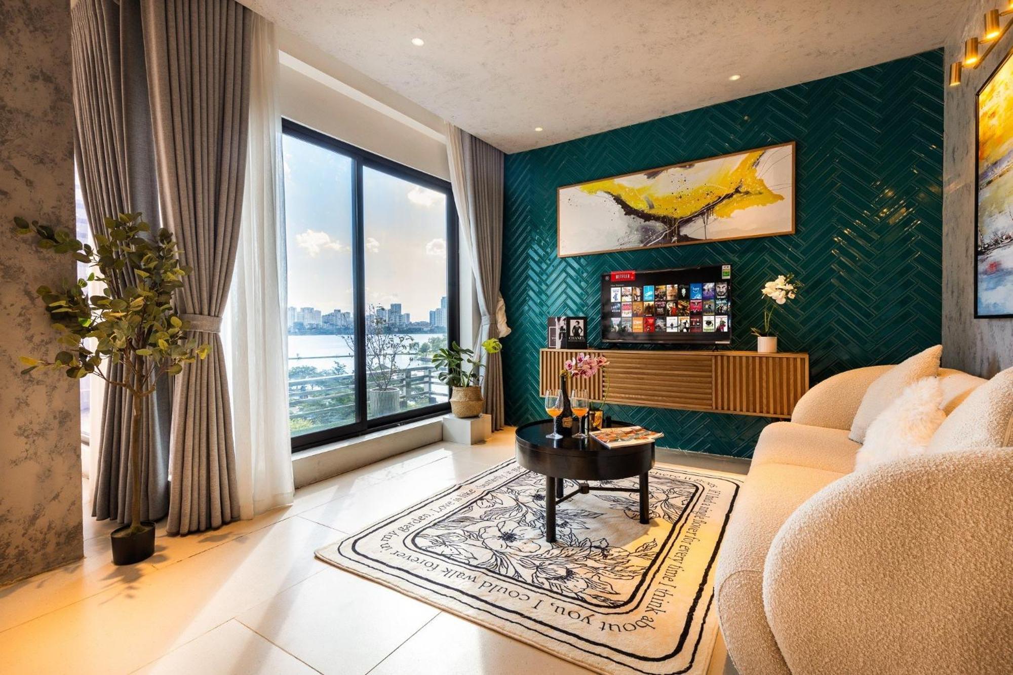 M Apartment Lakeside - Cara Rustic Hanoi Eksteriør bilde
